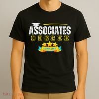 Associates Degree Graduation Senior Celebration Grad Party T-Shirt thumb 3