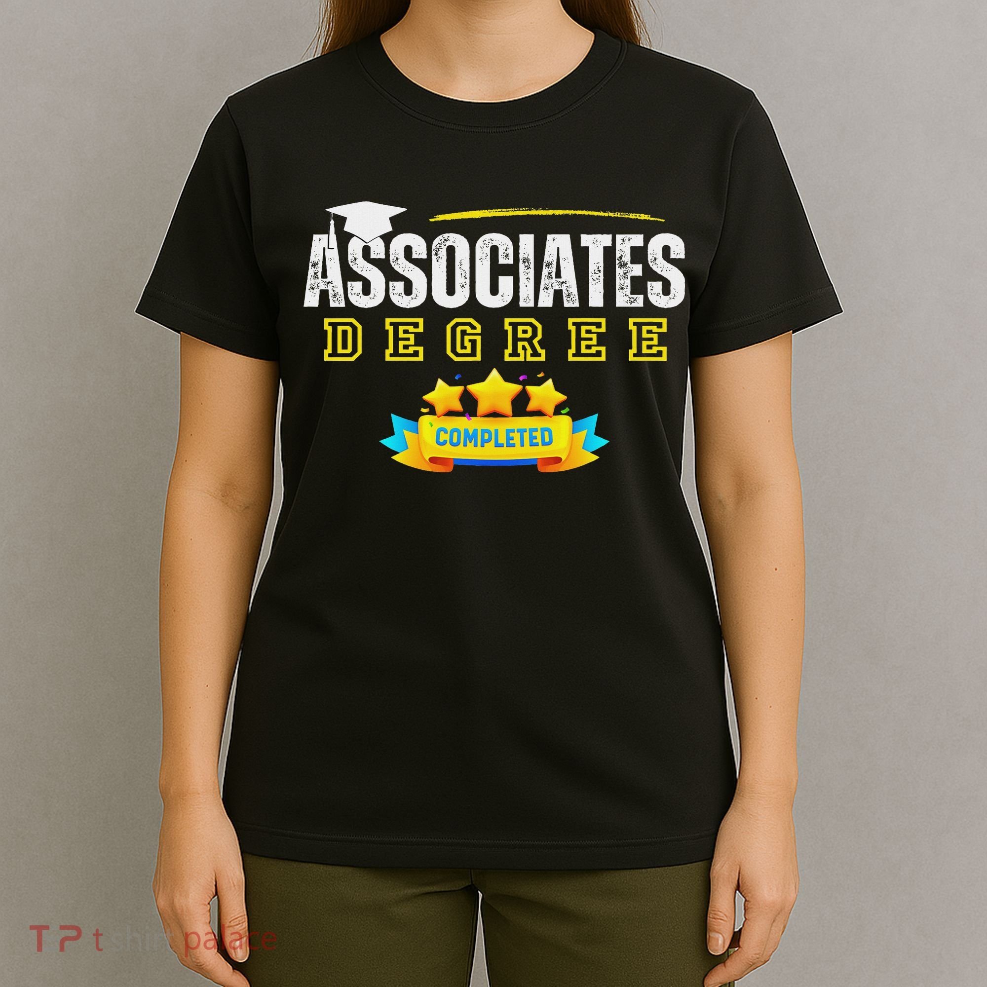 Associates Degree Graduation Senior Celebration Grad Party T-Shirt