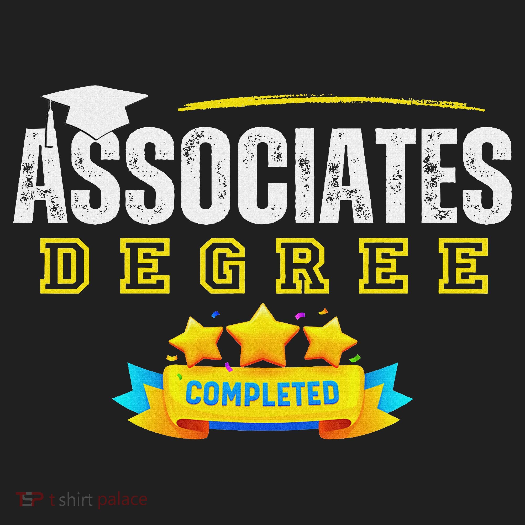 Associates Degree Graduation Senior Celebration Grad Party Hat