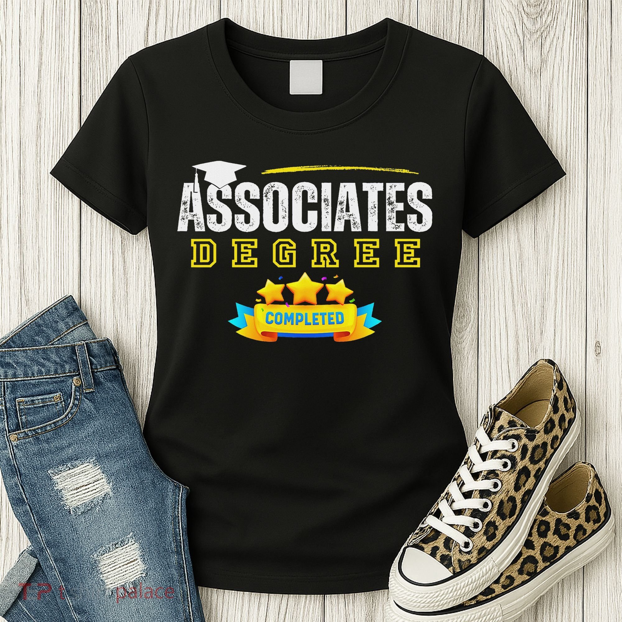 Associates Degree Graduation Senior Celebration Grad Party Women's T-Shirt