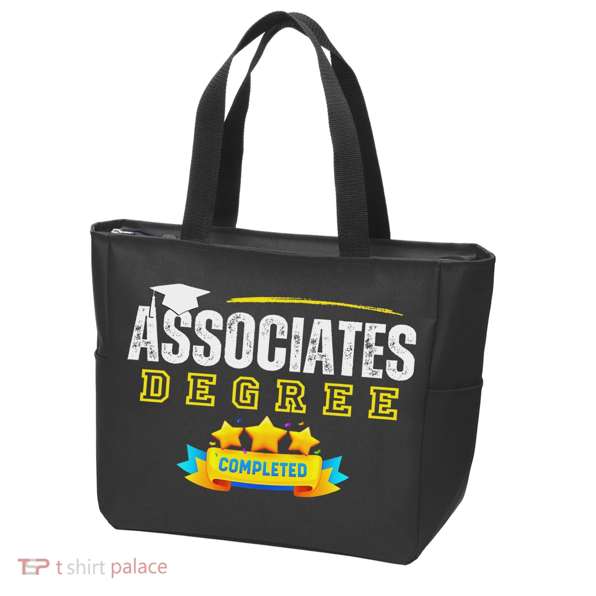 Associates Degree Graduation Senior Celebration Grad Party Tote Bag