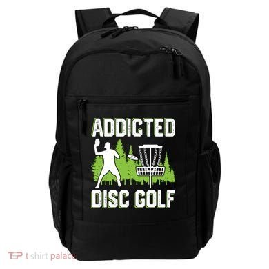 Addicted Disc Golf Tree Frisbee Golf Lovers Gift Backpack