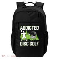 Addicted Disc Golf Tree Frisbee Golf Lovers Gift Backpack thumb 0