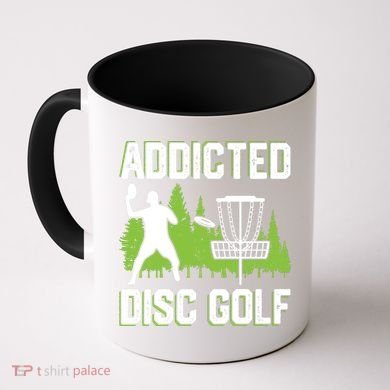 Addicted Disc Golf Tree Frisbee Golf Lovers Gift Coffee Mug