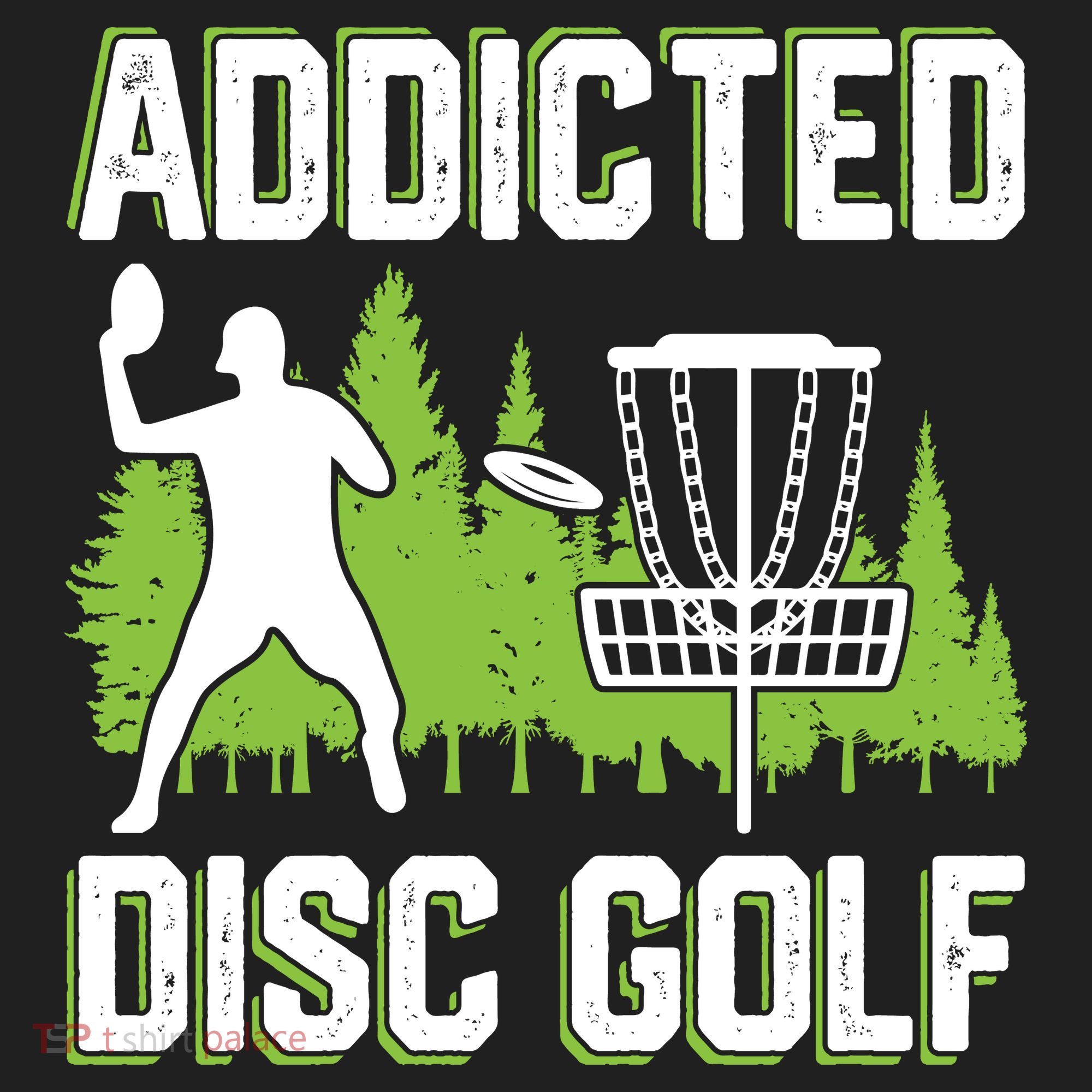 Addicted Disc Golf Tree Frisbee Golf Lovers Gift Beanie
