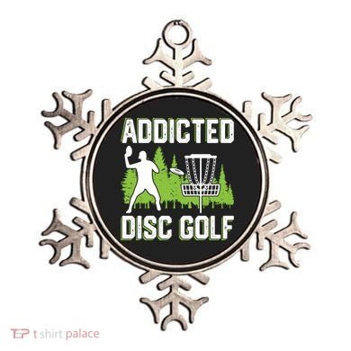 Addicted Disc Golf Tree Frisbee Golf Lovers Gift Ornament
