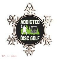 Addicted Disc Golf Tree Frisbee Golf Lovers Gift Ornament thumb 0