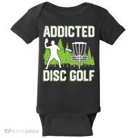 Addicted Disc Golf Tree Frisbee Golf Lovers Gift Baby Bodysuit thumb 0