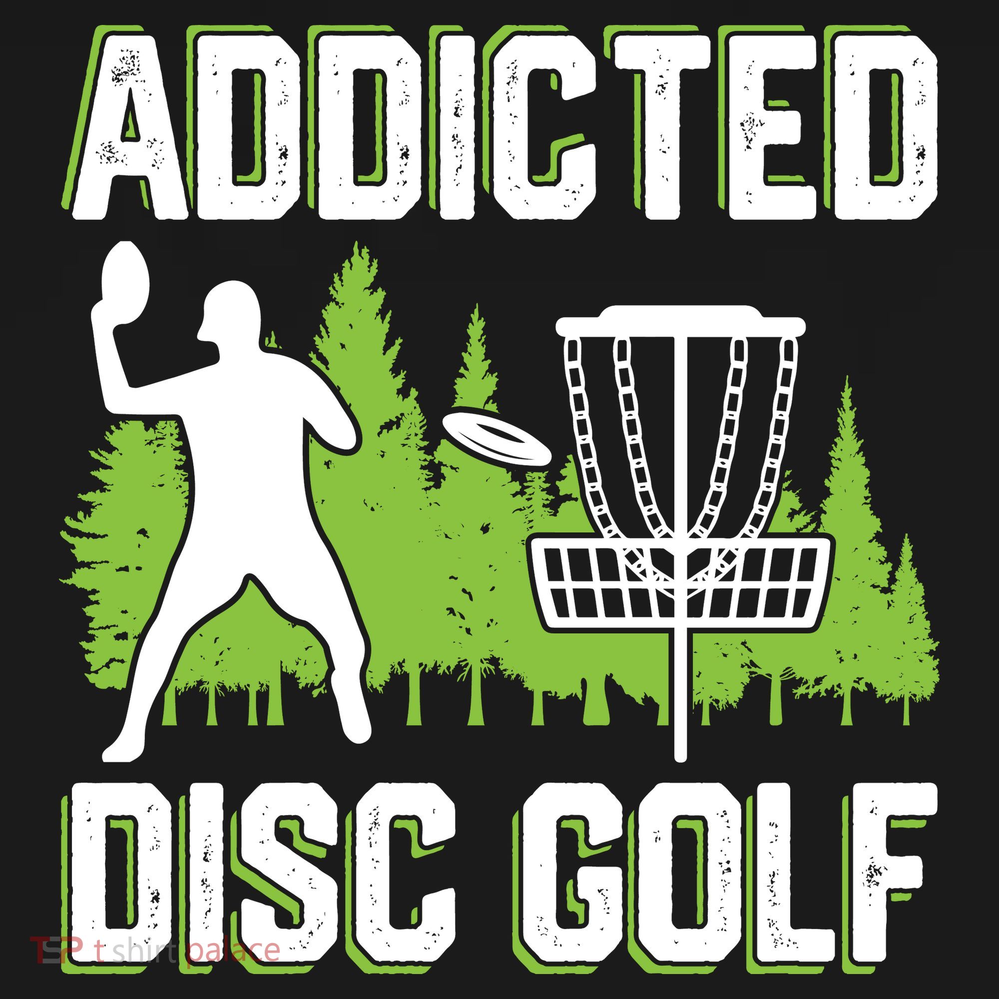 Addicted Disc Golf Tree Frisbee Golf Lovers Gift Tank Top