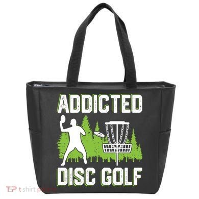 Addicted Disc Golf Tree Frisbee Golf Lovers Gift Tote Bag