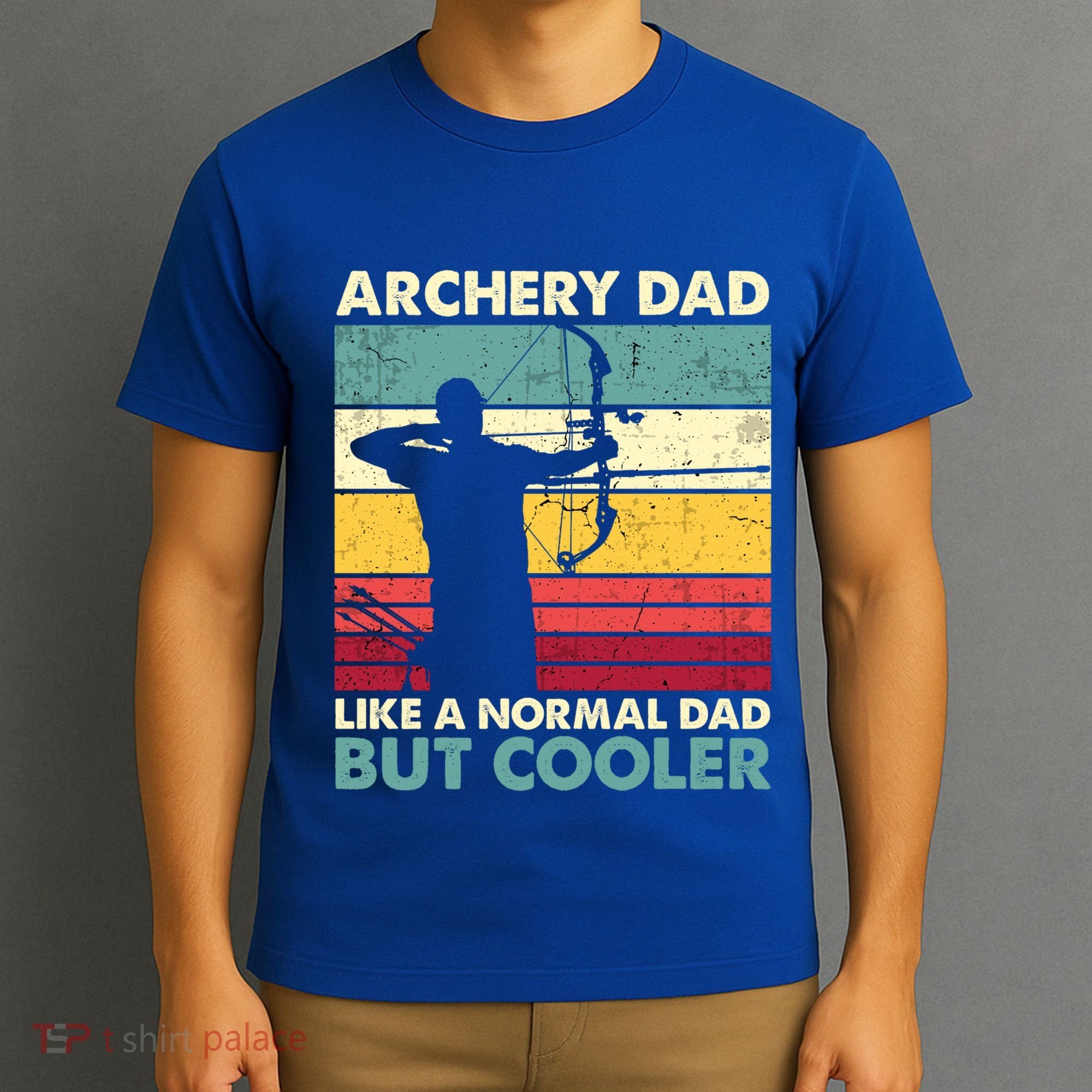 Archery Dad Gift Funny Archer Father's Day Retro Vintage Gift T-Shirt