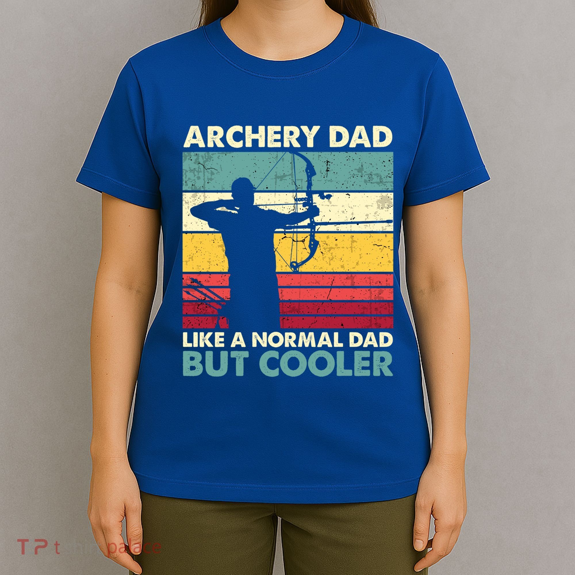 Archery Dad Gift Funny Archer Father's Day Retro Vintage Gift T-Shirt