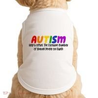 Autism Definition Helps Offset The Excessive Number Of Boring People On Earth Doggie Tank thumb 0