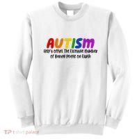 Autism Definition Helps Offset The Excessive Number Of Boring People On Earth Sweatshirt thumb 0
