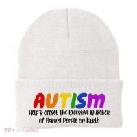 Autism Definition Helps Offset The Excessive Number Of Boring People On Earth Beanie thumb 0