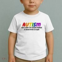 Autism Definition Helps Offset The Excessive Number Of Boring People On Earth Toddler T-Shirt thumb 2
