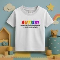 Autism Definition Helps Offset The Excessive Number Of Boring People On Earth Toddler T-Shirt thumb 3