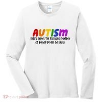 Autism Definition Helps Offset The Excessive Number Of Boring People On Earth Women's Long Sleeve Shirt thumb 0