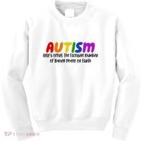 Autism Definition Helps Offset The Excessive Number Of Boring People On Earth Kids Sweatshirt thumb 0