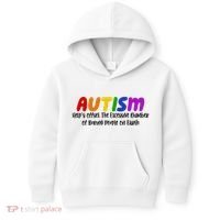 Autism Definition Helps Offset The Excessive Number Of Boring People On Earth Kids Hoodie thumb 0
