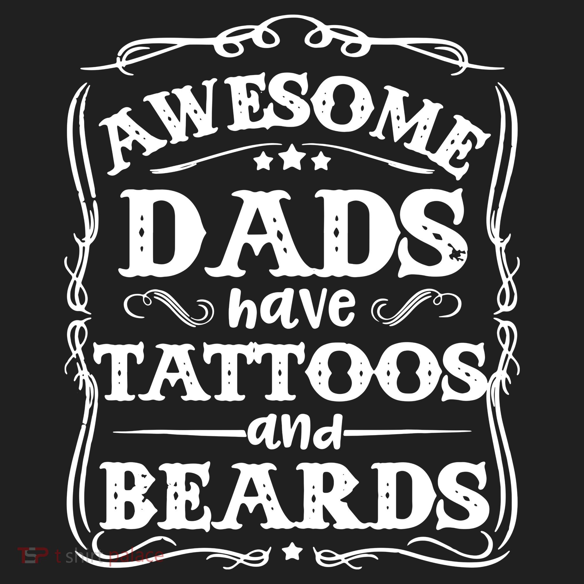 Awesome Dads Have Beards And Tattoos Funny Hat