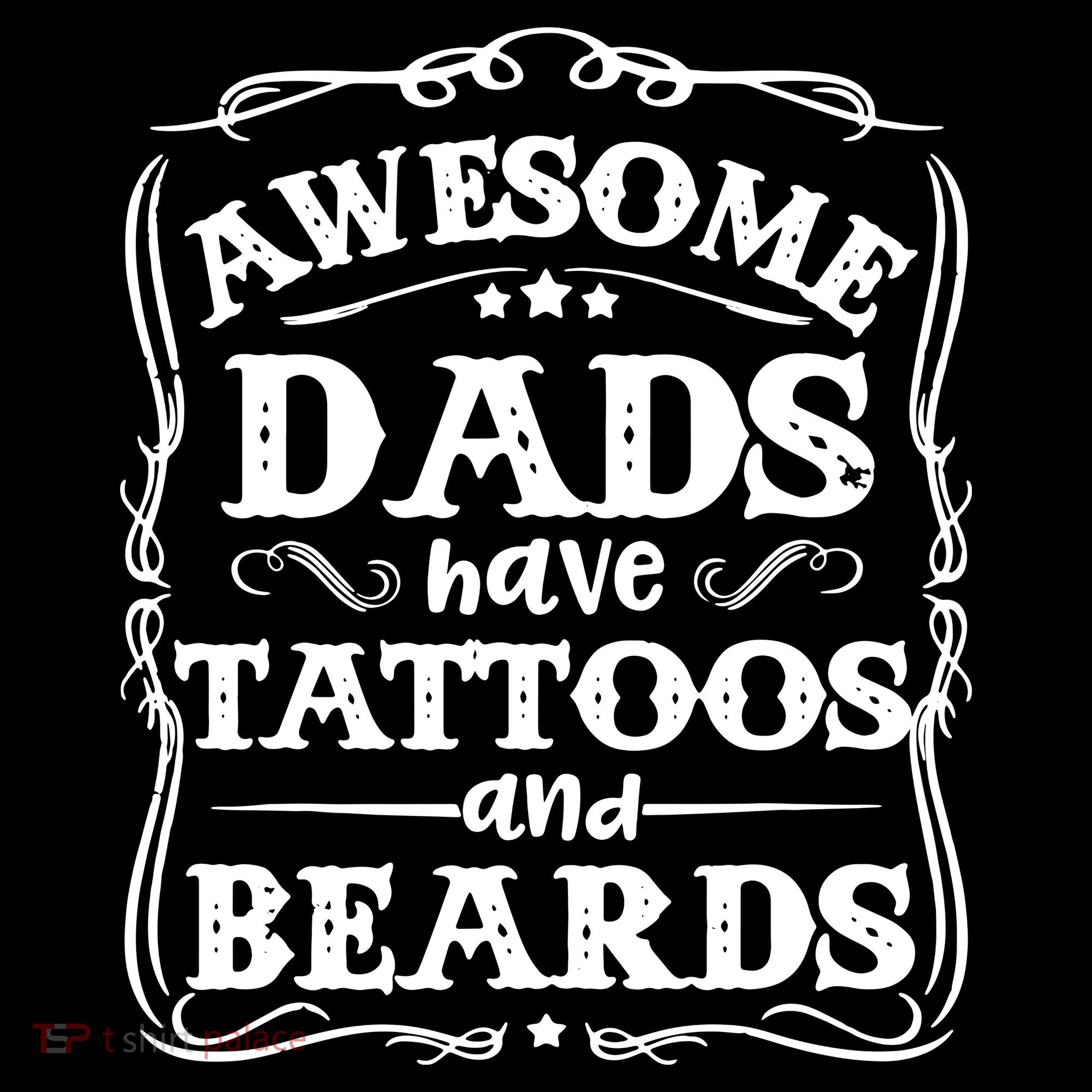Awesome Dads Have Beards And Tattoos Funny Visor