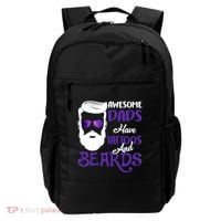 Awesome Dads Have Tattoos And Beards Backpack thumb 0