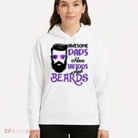 Awesome Dads Have Tattoos And Beards Hoodie thumb 5