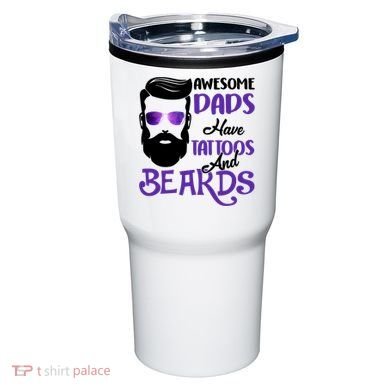Awesome Dads Have Tattoos And Beards Tumbler