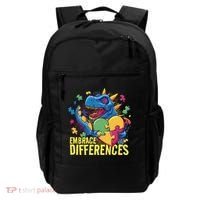 Autism Dinosaur Holding Puzzle Heart Backpack thumb 0