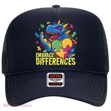 Autism Dinosaur Holding Puzzle Heart Hat