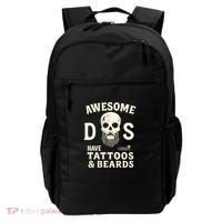 Awesome Dads Have Tattoos & Beards Backpack thumb 0