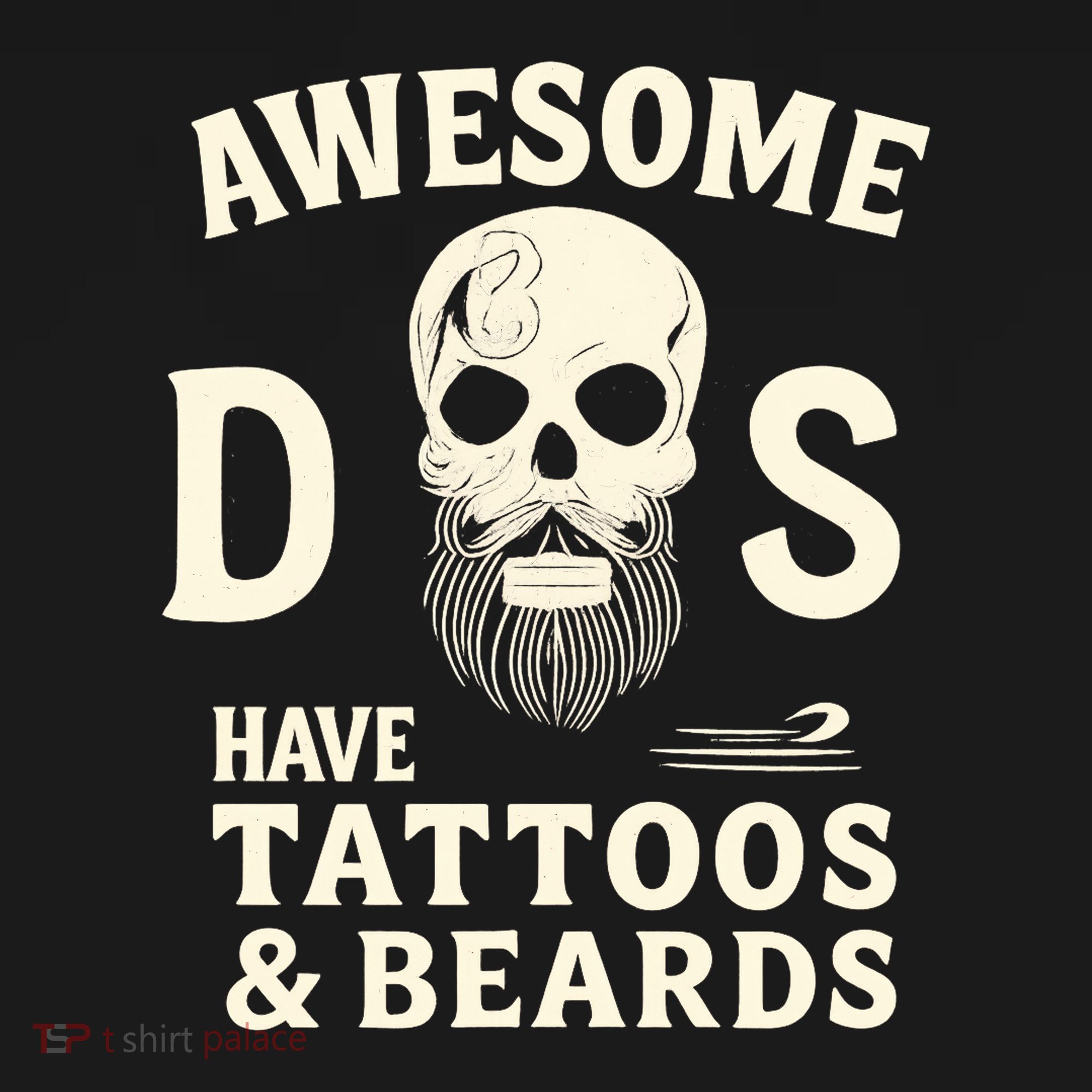 Awesome Dads Have Tattoos & Beards Pajama Set
