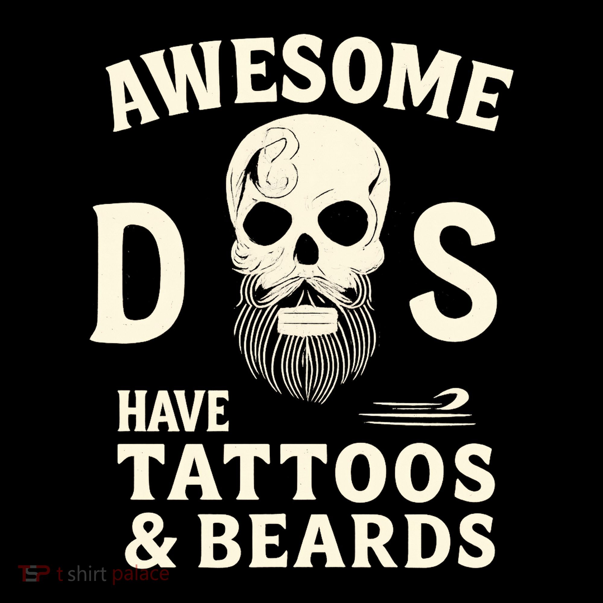 Awesome Dads Have Tattoos & Beards Mousepad