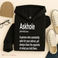 Askhole Definition Hilarious Gag Dictionary Adult Hoodie thumb 4
