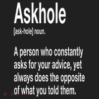 Askhole Definition Hilarious Gag Dictionary Adult Golf Towel thumb 3