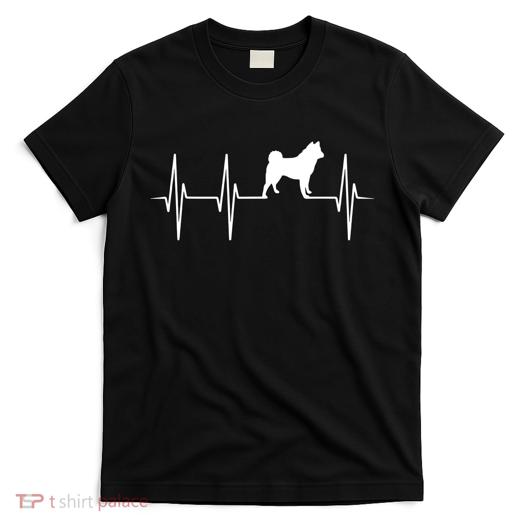 Akita Dog Heartbeat Dog Lover Gift T-Shirt