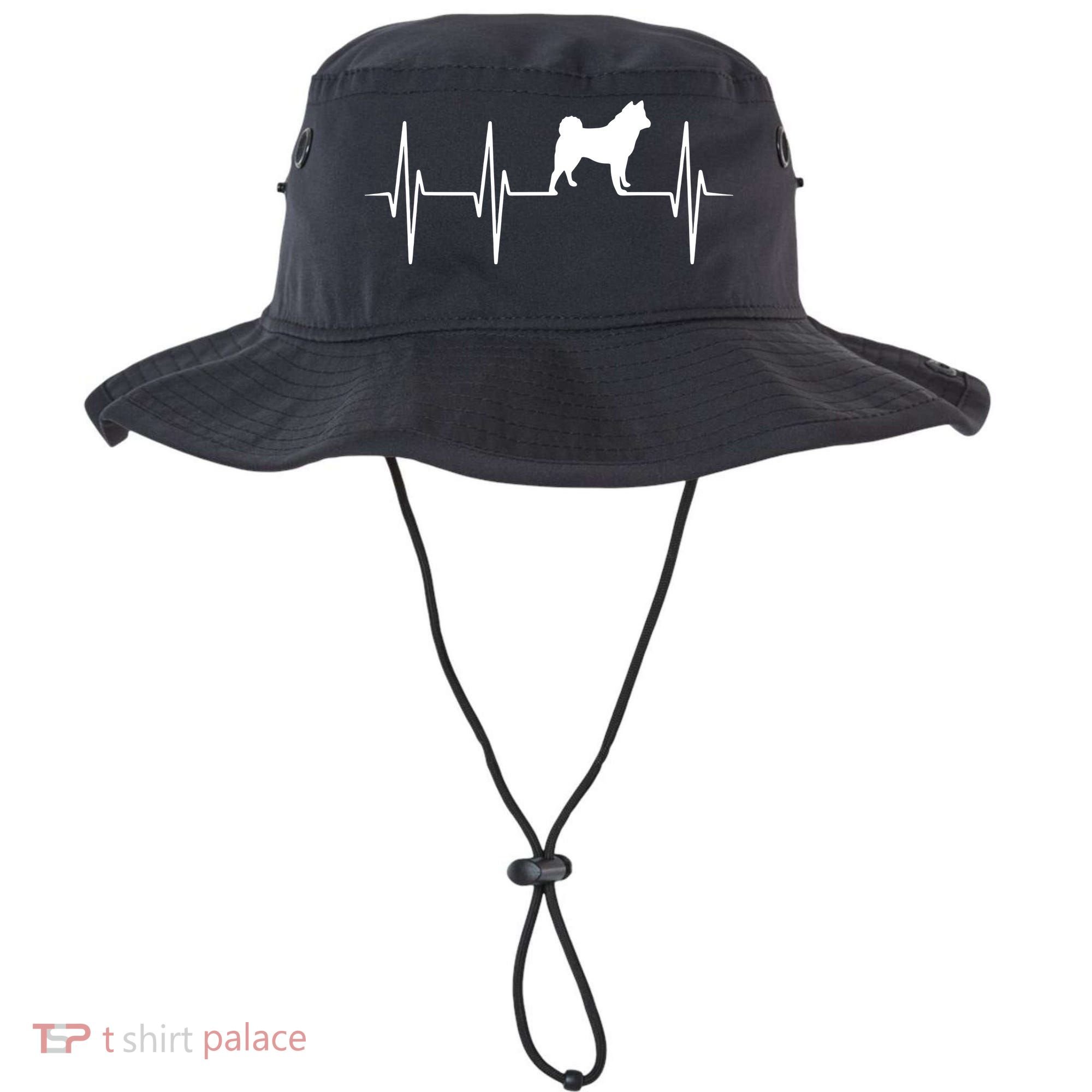 Akita Dog Heartbeat Dog Lover Gift Bucket Hat