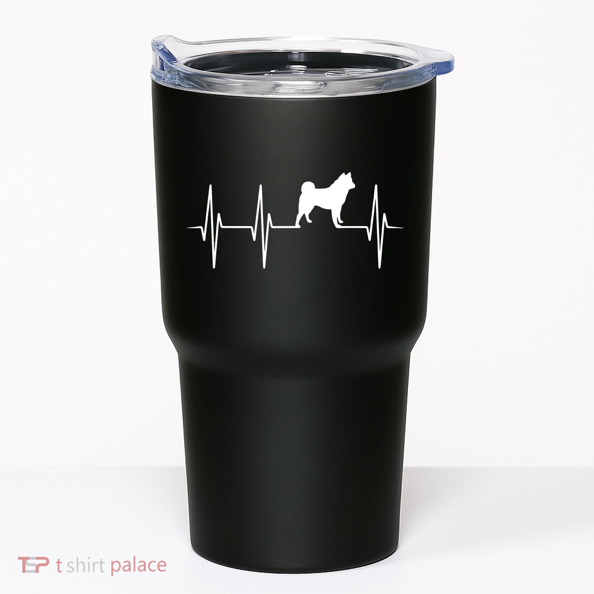 Akita Dog Heartbeat Dog Lover Gift Tumbler