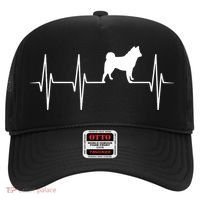 Akita Dog Heartbeat Dog Lover Gift Hat thumb 0
