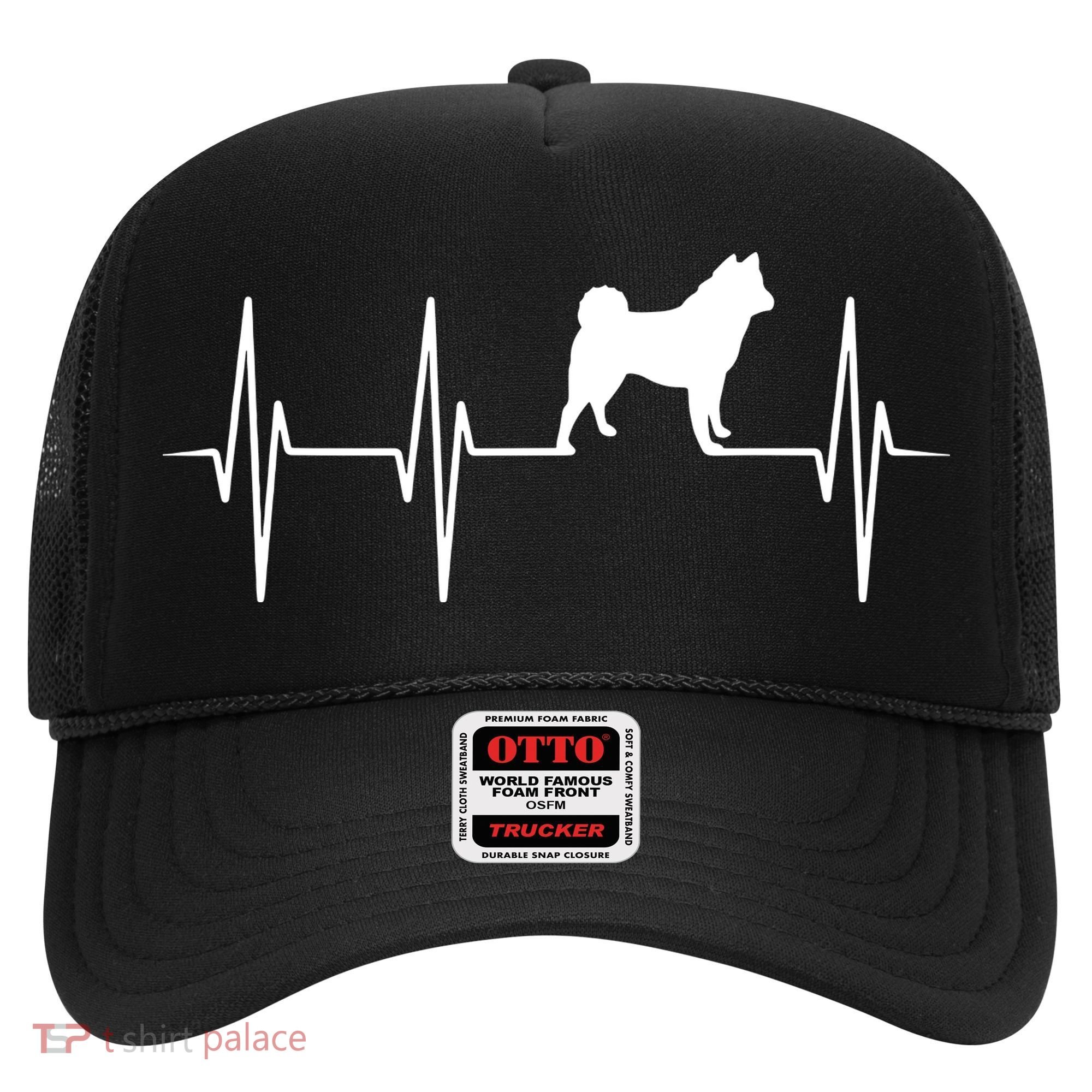 Akita Dog Heartbeat Dog Lover Gift Hat