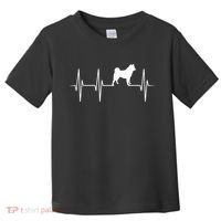 Akita Dog Heartbeat Dog Lover Gift Toddler T-Shirt thumb 0