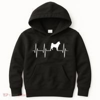 Akita Dog Heartbeat Dog Lover Gift Kids Hoodie thumb 0