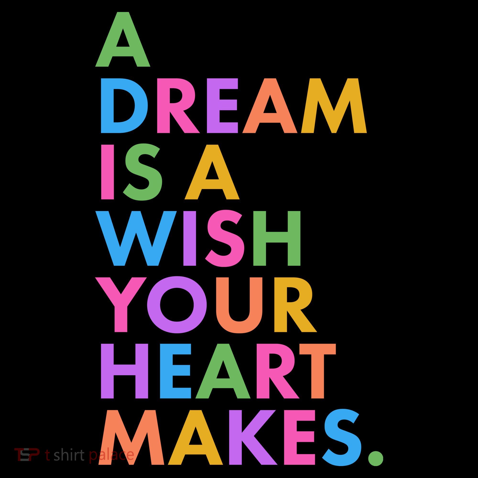 A Dream Is A Wish Your Heart Makes USA-Made Doggie Bandana