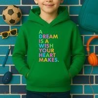 A Dream Is A Wish Your Heart Makes Kids Hoodie thumb 2
