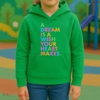 A Dream Is A Wish Your Heart Makes Kids Hoodie thumb 3