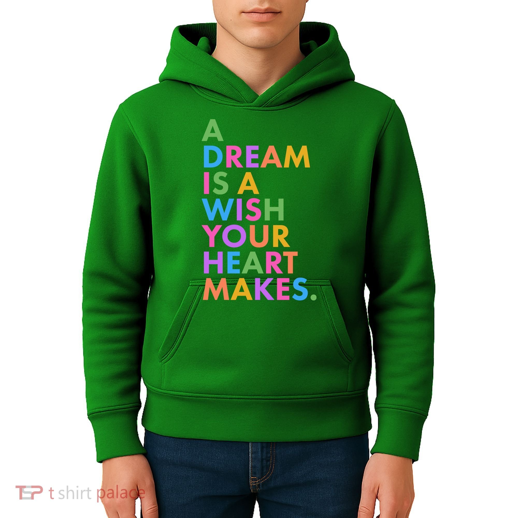 A Dream Is A Wish Your Heart Makes Kids Hoodie