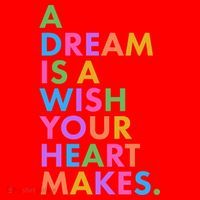 A Dream Is A Wish Your Heart Makes Santa Hat thumb 1