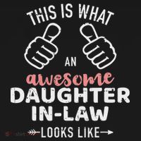 Awesome Daughter In Law Looks Like From Mother In Law Apron thumb 3