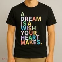 A Dream Is A Wish Your Heart Makes T-Shirt thumb 3